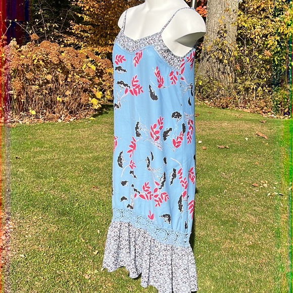 Suzanne Betro flowing sheath dress S-M - Picture 4 of 8